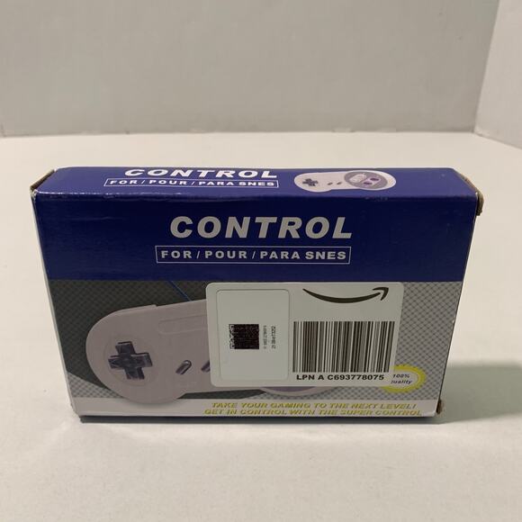 Controller For Super Nintendo Wired Gray SNES Gaming - Picture 4 of 4